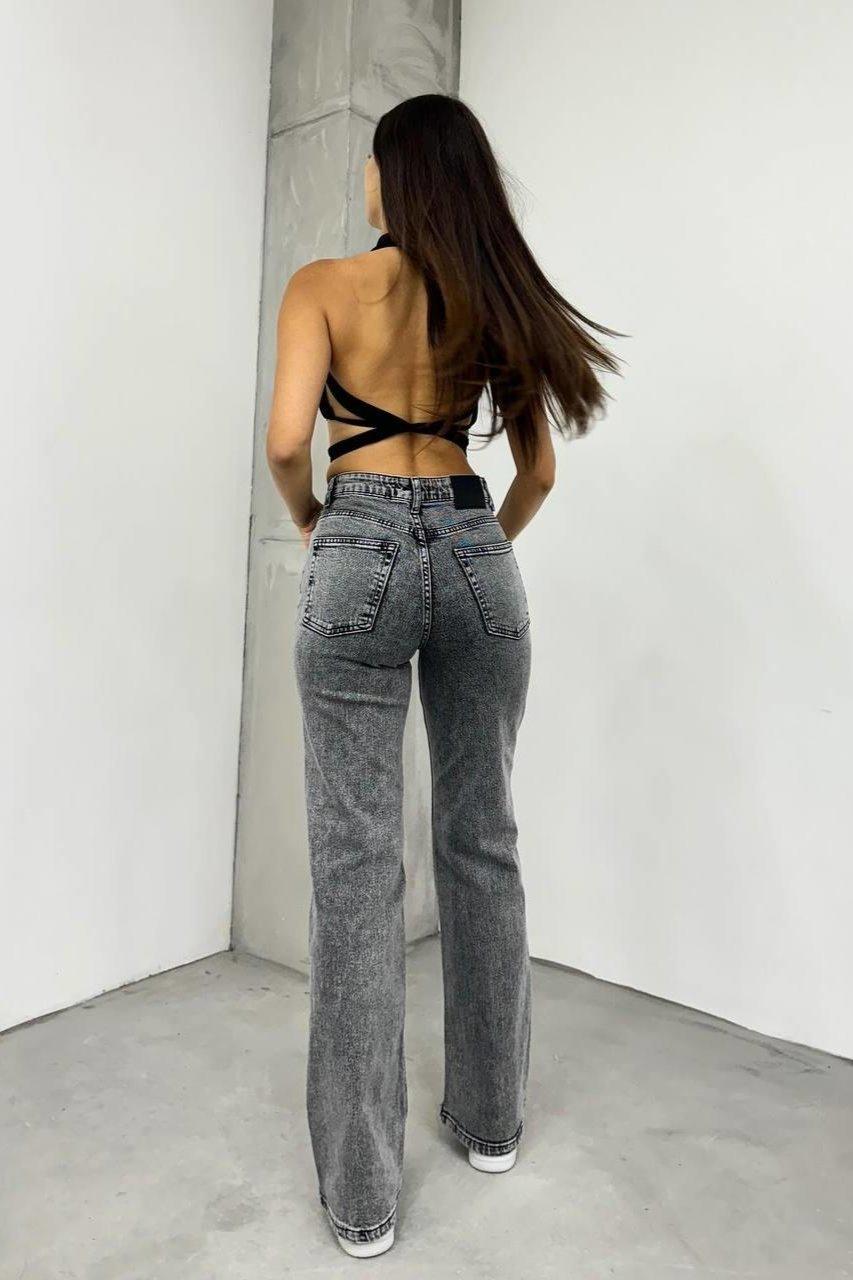 STRAIGHT LEG JEAN GRIS - GLINT