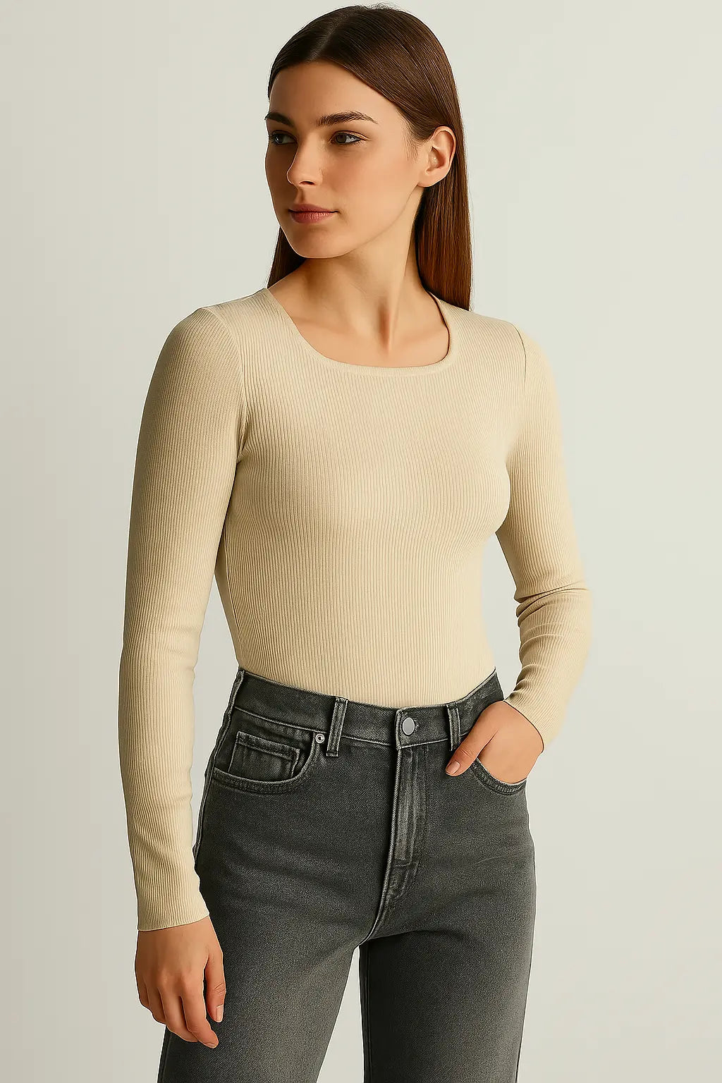 HAUT BASIQUE BEIGE