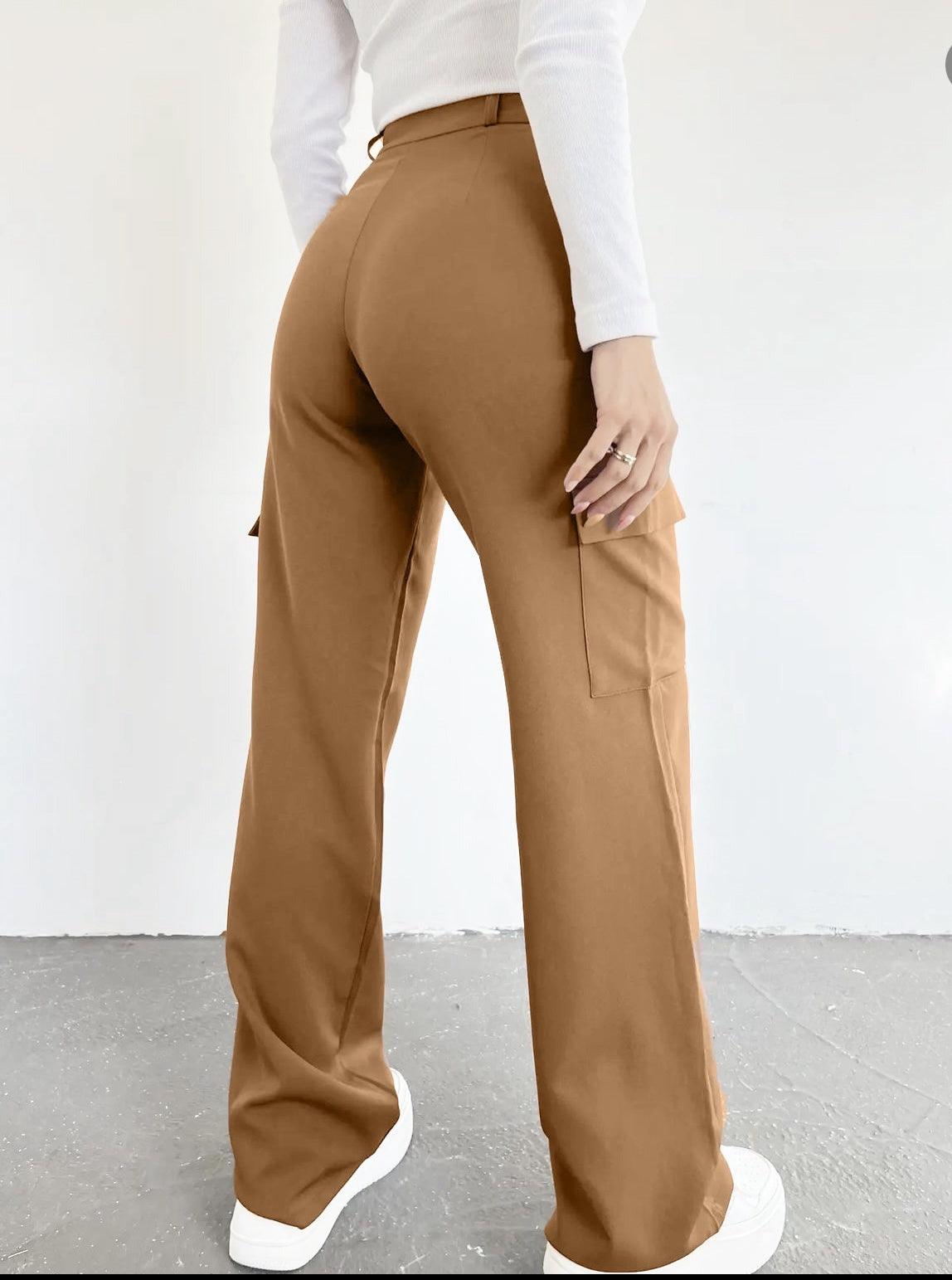 PANTALON CARGO CLASSY CAMEL - GLINT