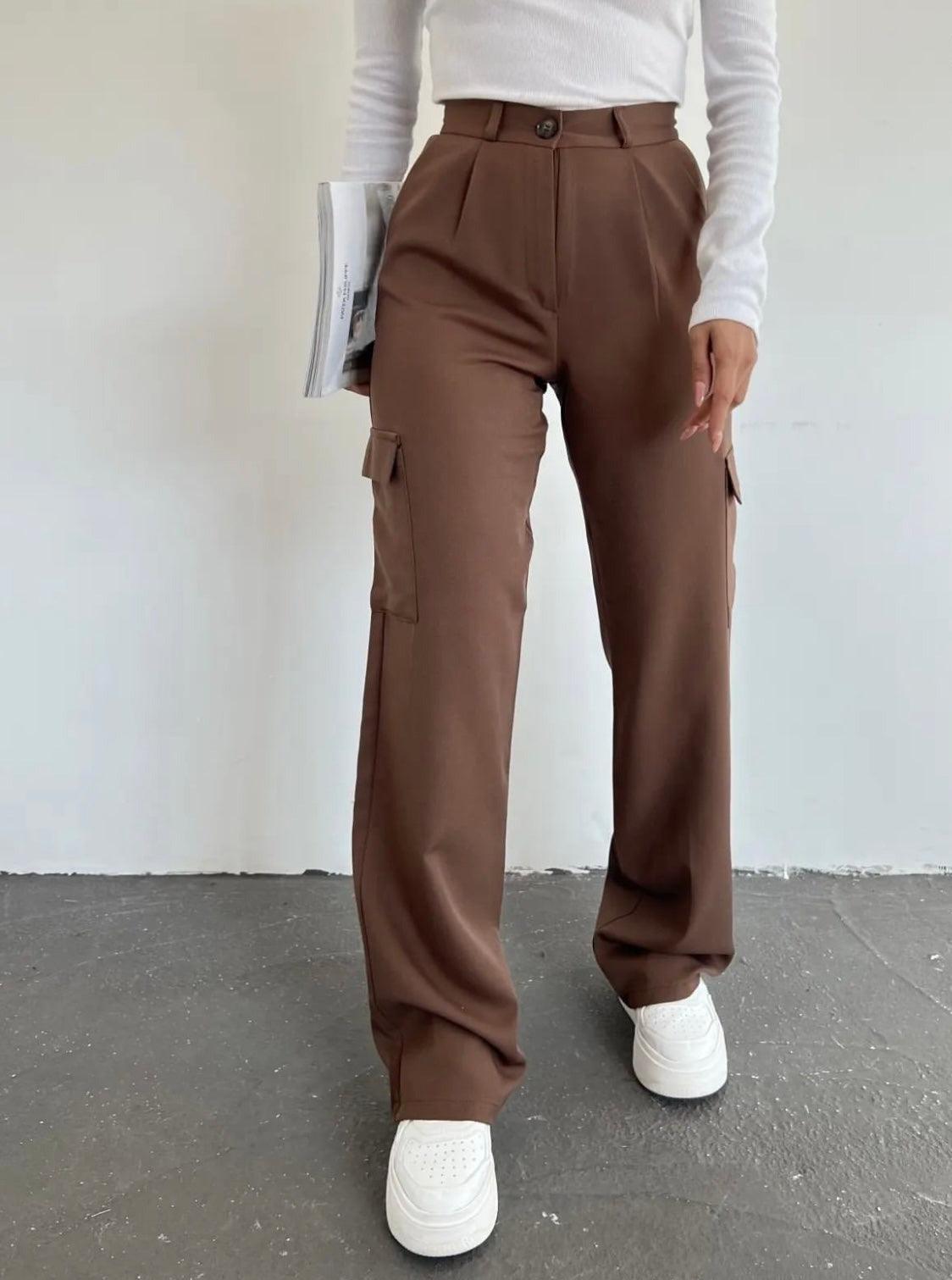 PANTALON CARGO CLASSY MARRON - GLINT
