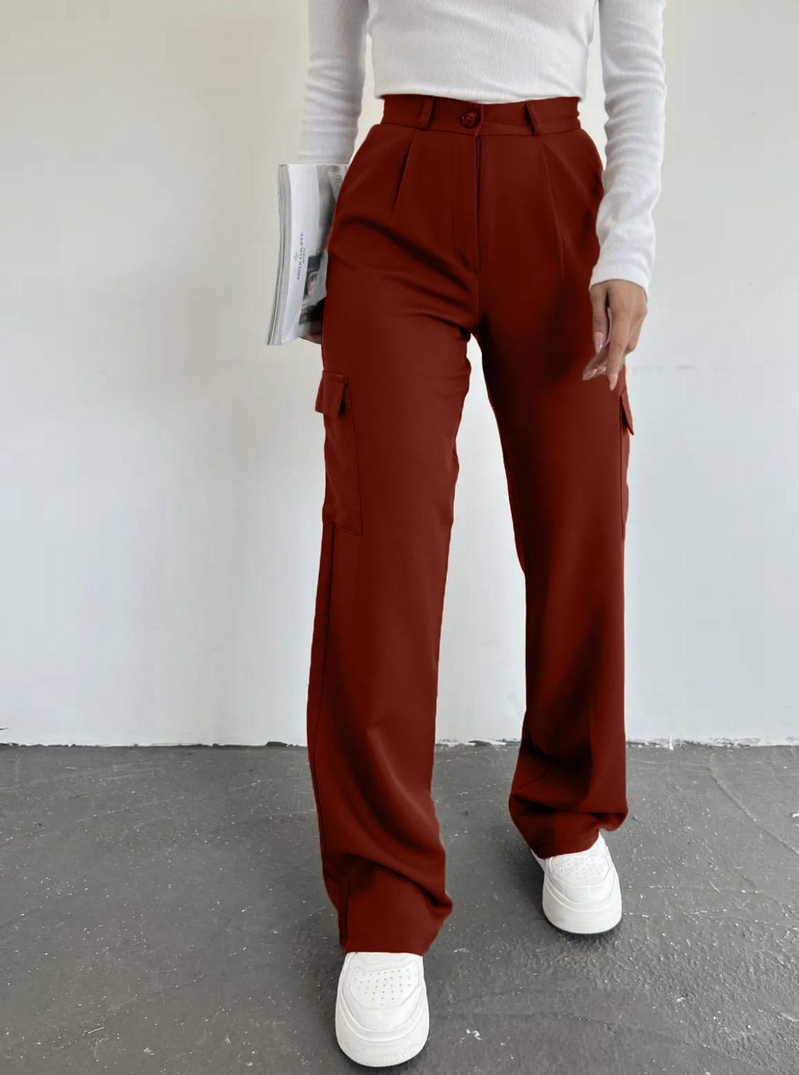 PANTALON CARGO CLASSY BRIQUE - GLINT
