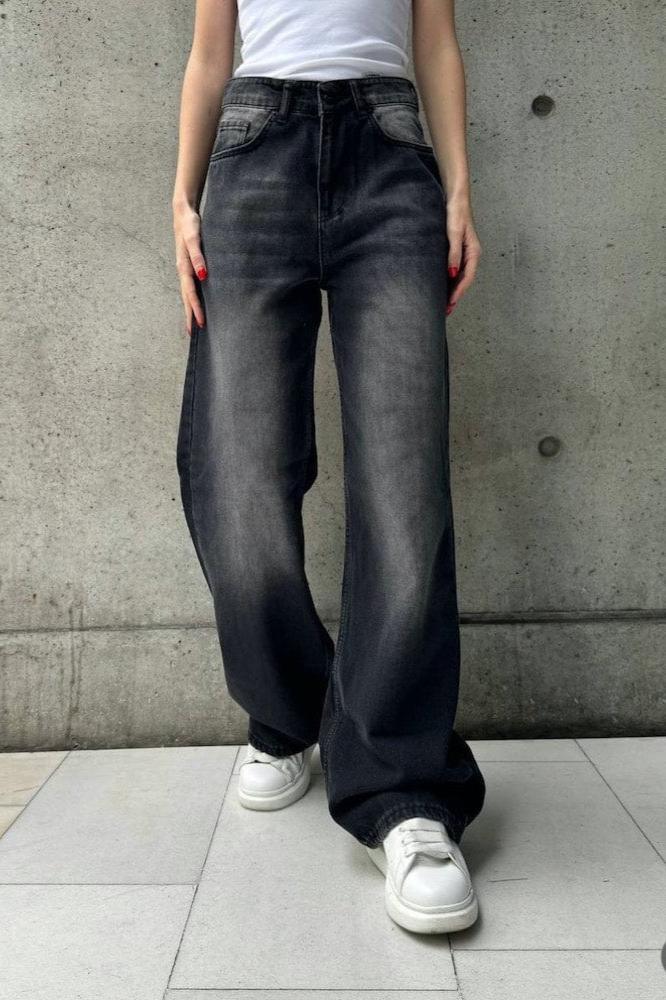 BAGGY JEAN BLACK DELAVÉ - GLINT