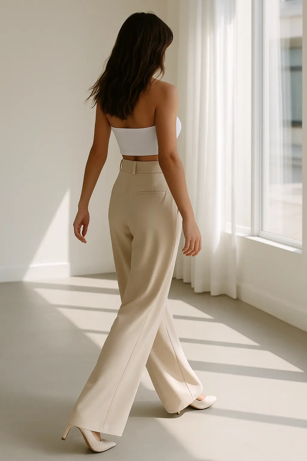 PANTALON WIDE-LEG