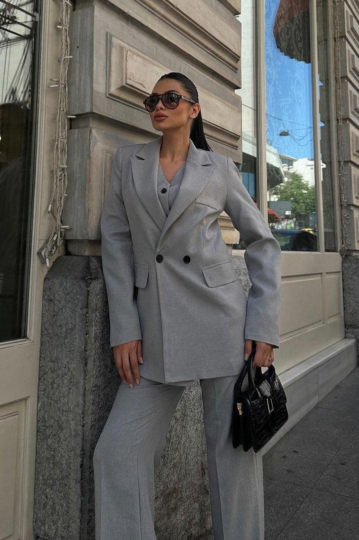 ENSEMBLE 3 PIECES GRIS