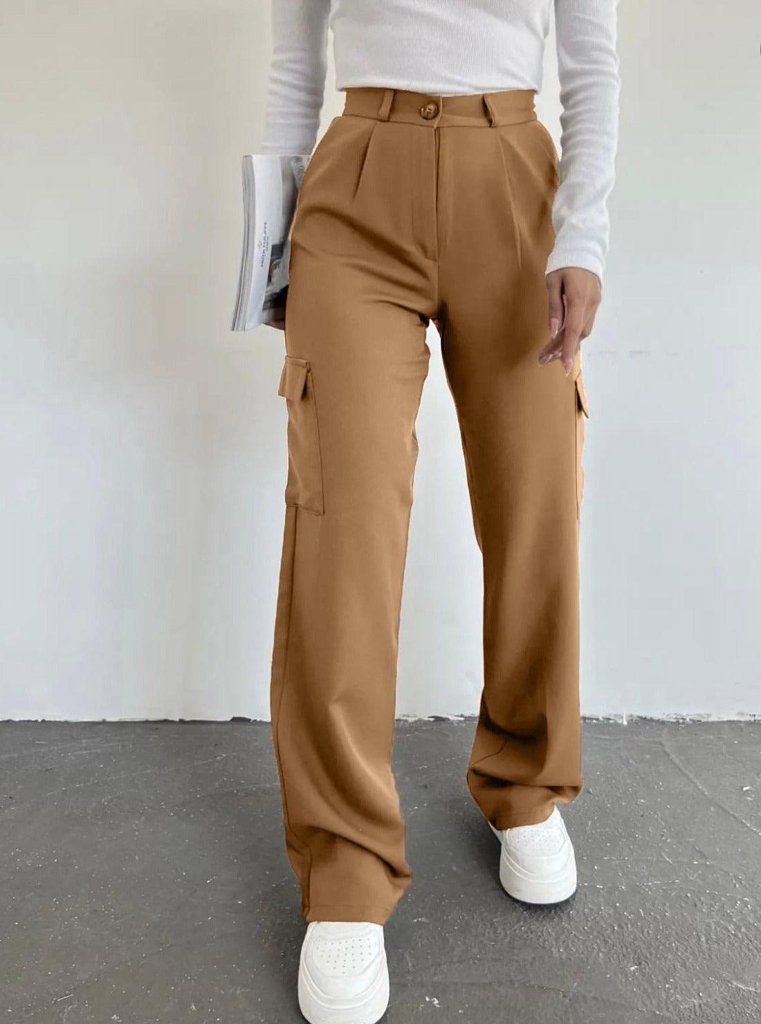 PANTALON CARGO CLASSY CAMEL - GLINT