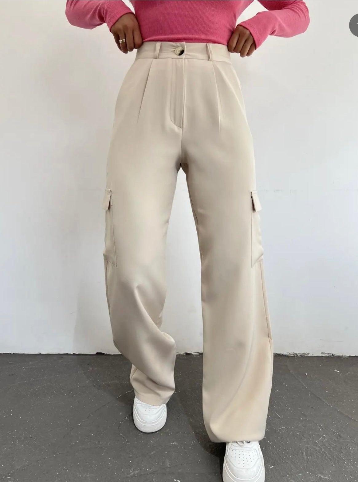 PANTALON CARGO CLASSY BEIGE - GLINT