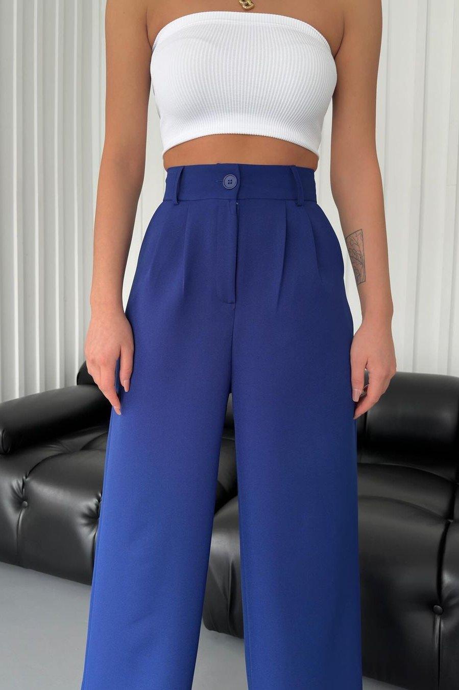 PALAZZO PANTS BLEU - GLINT