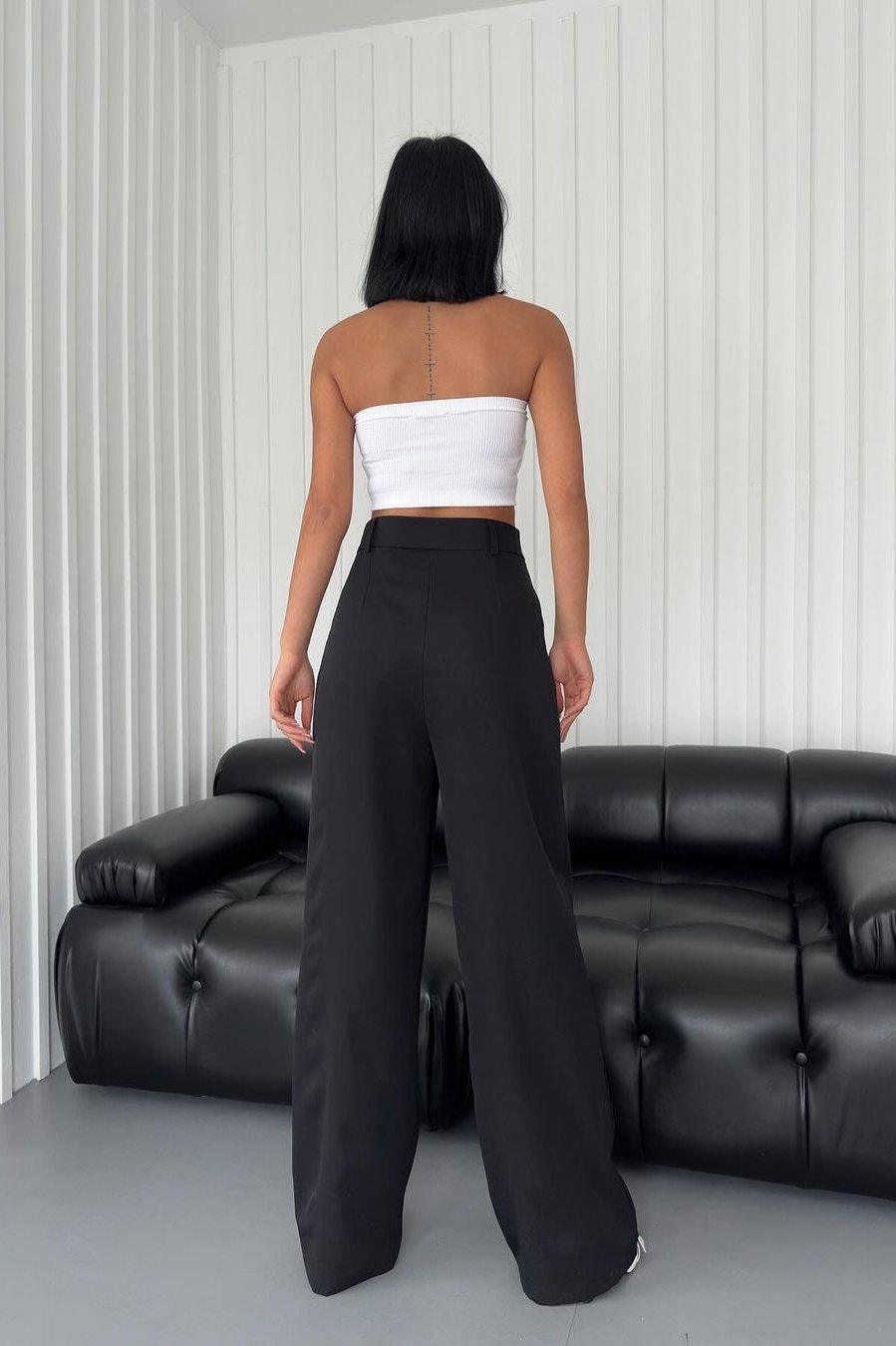 PALAZZO PANTS NOIR - GLINT