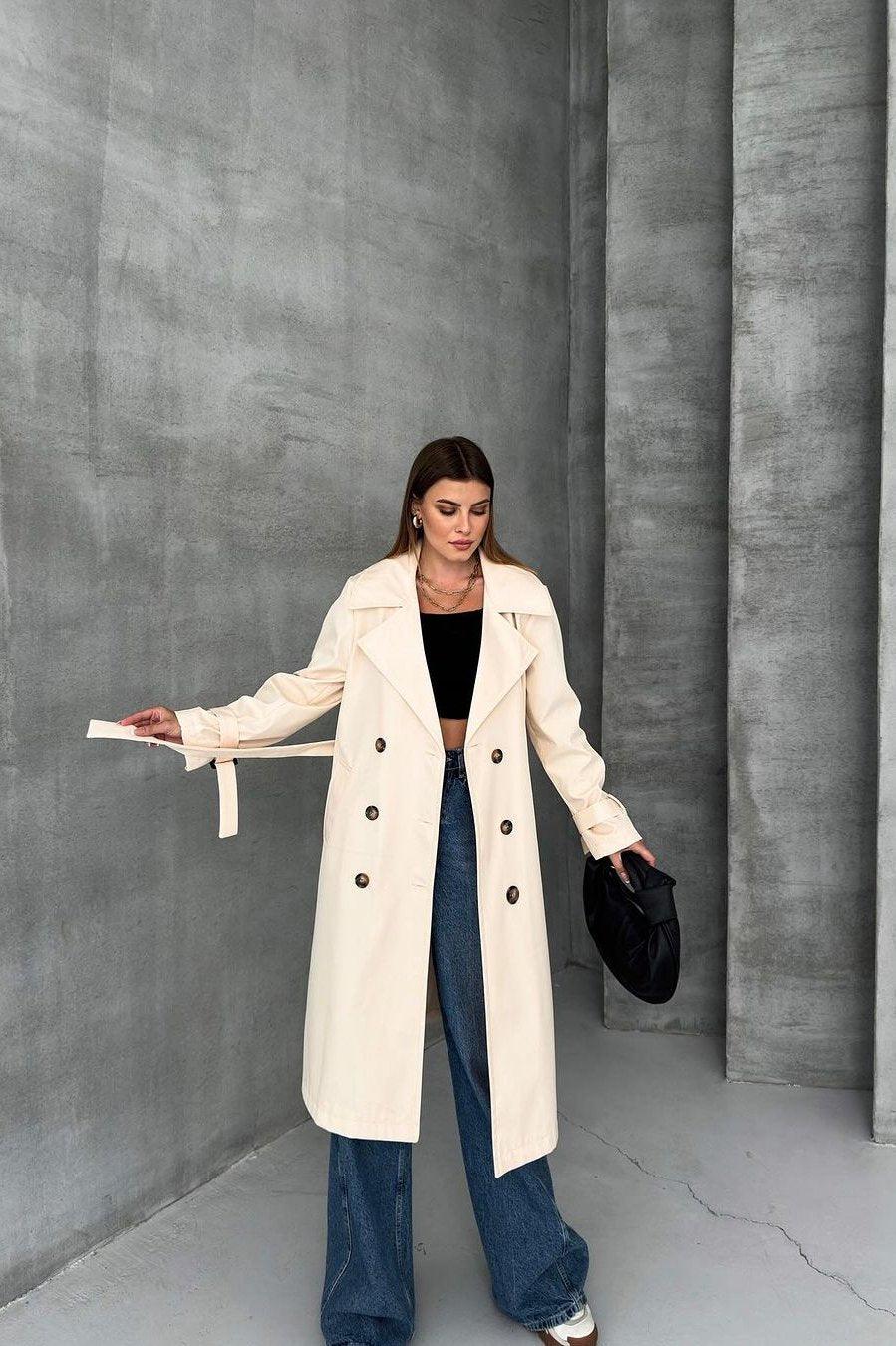 TRENCH-COAT LONG BEIGE - GLINT