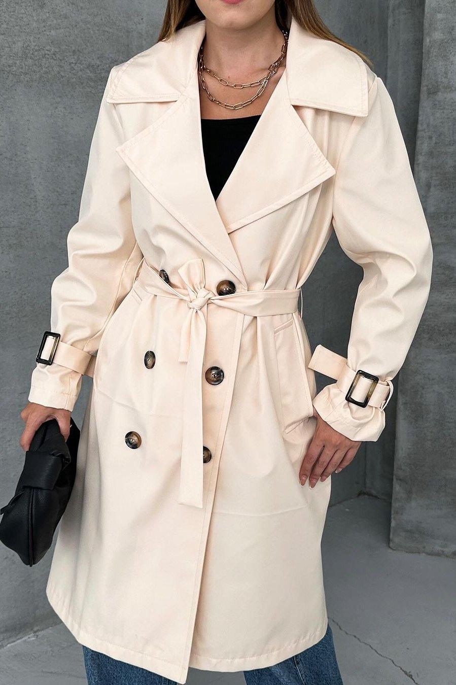 TRENCH-COAT LONG BEIGE - GLINT