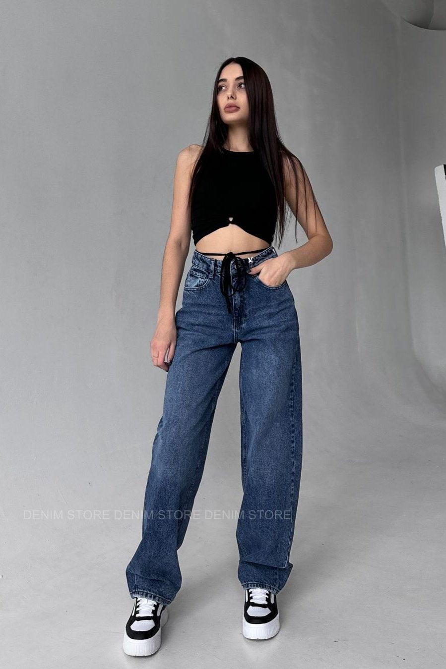 BAGGY JEAN MAGNO DARKBLUE - GLINT